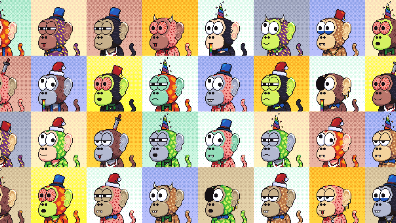 I design 2d pixel art NFT collections