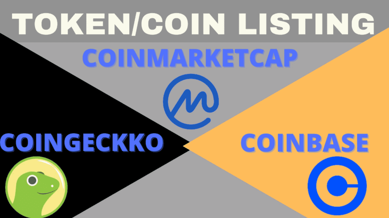 I Will get coin listing, token listing on coinmarketcap