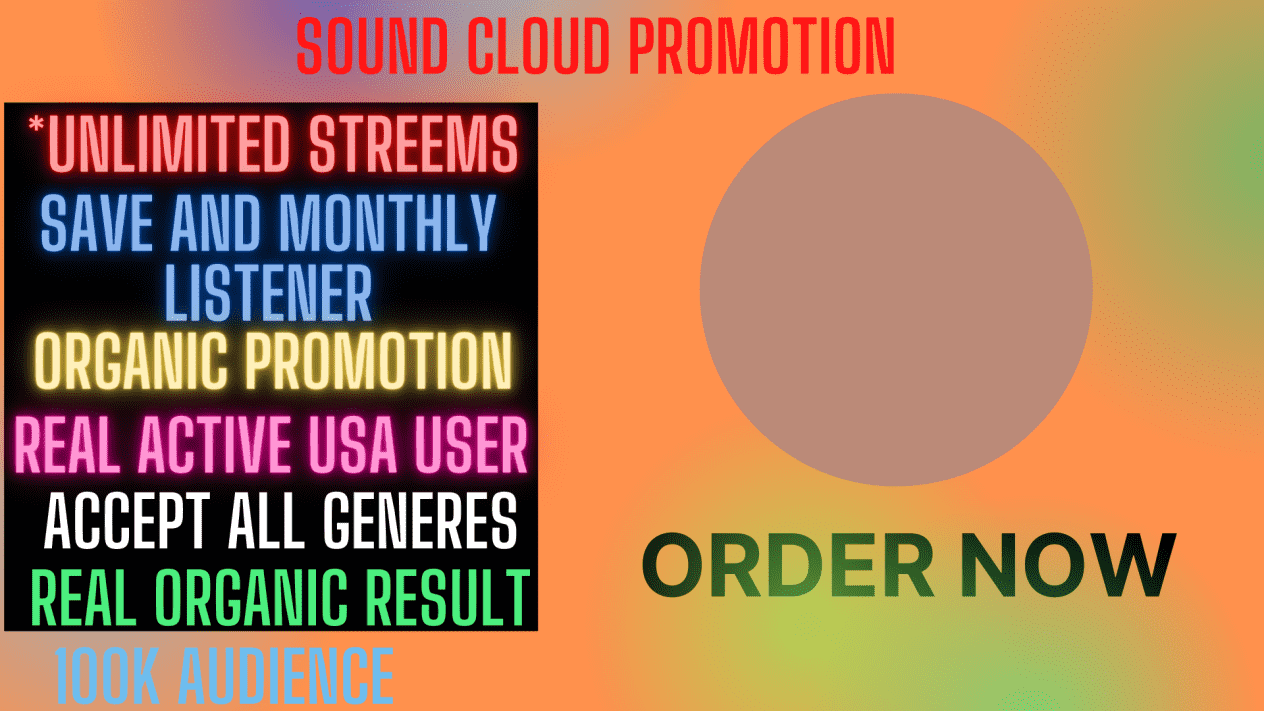 I will promote your soundcloud music and make it go viral