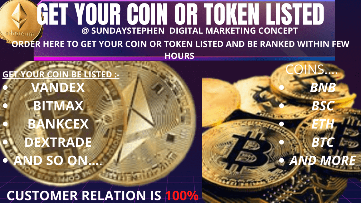 I will list your coin or token on top ico listing website