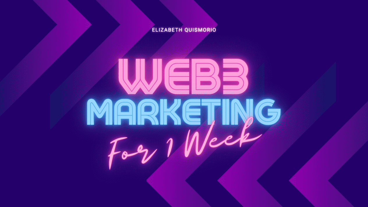 Web3 Marketing | I will be your marketing manager per week