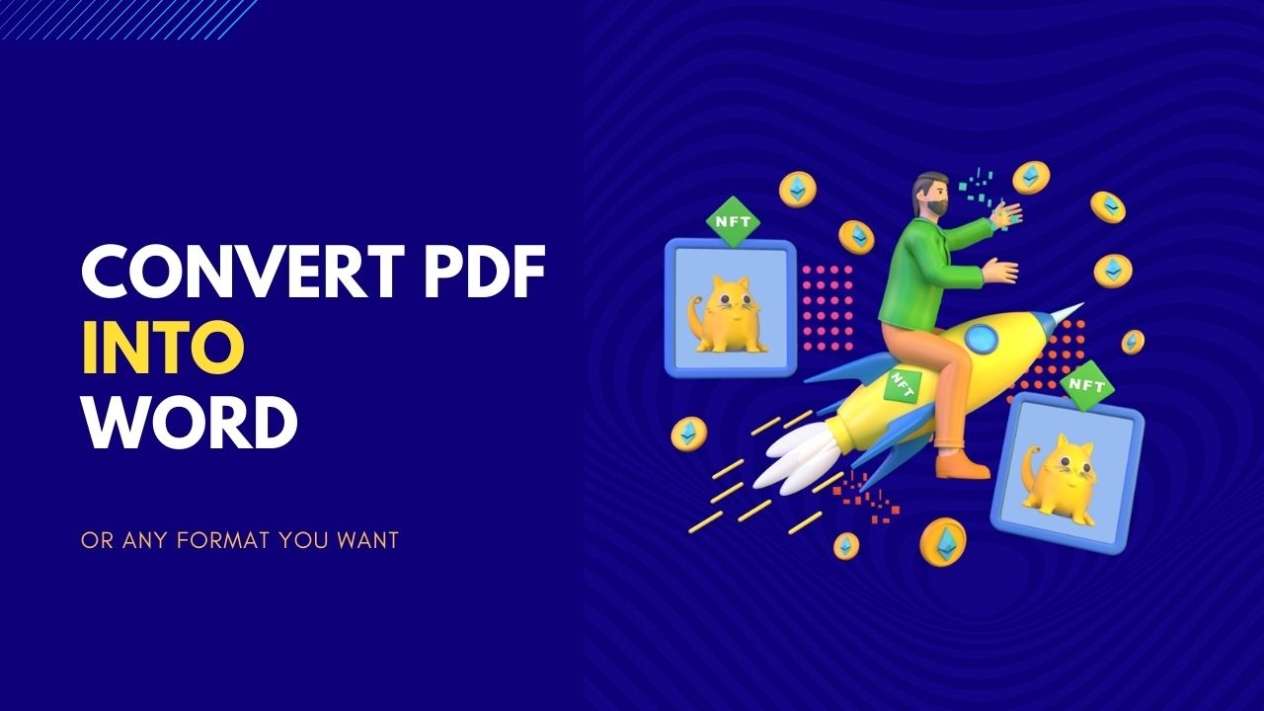 I will convert PDF format file into word format