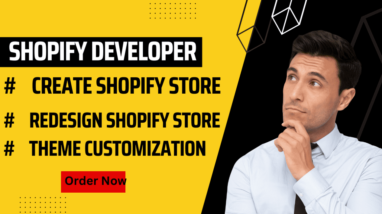 I will create fully automated shopify dropshipping store, shopify website design, redesign shopify website