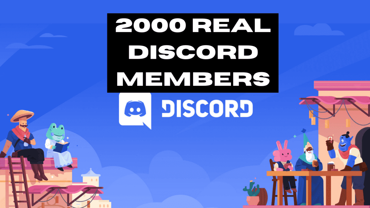 Grow your discord server with guaranteed 2000 members