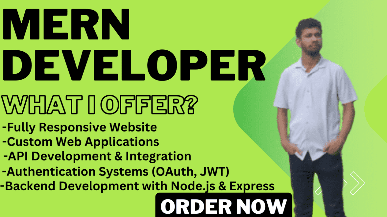 I Will Develop a Modern Full-Stack Web Application with MERN (MongoDB, Express, React, Node.js
