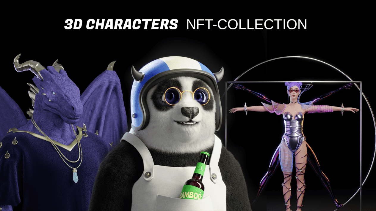 3d characters  NFT-collection