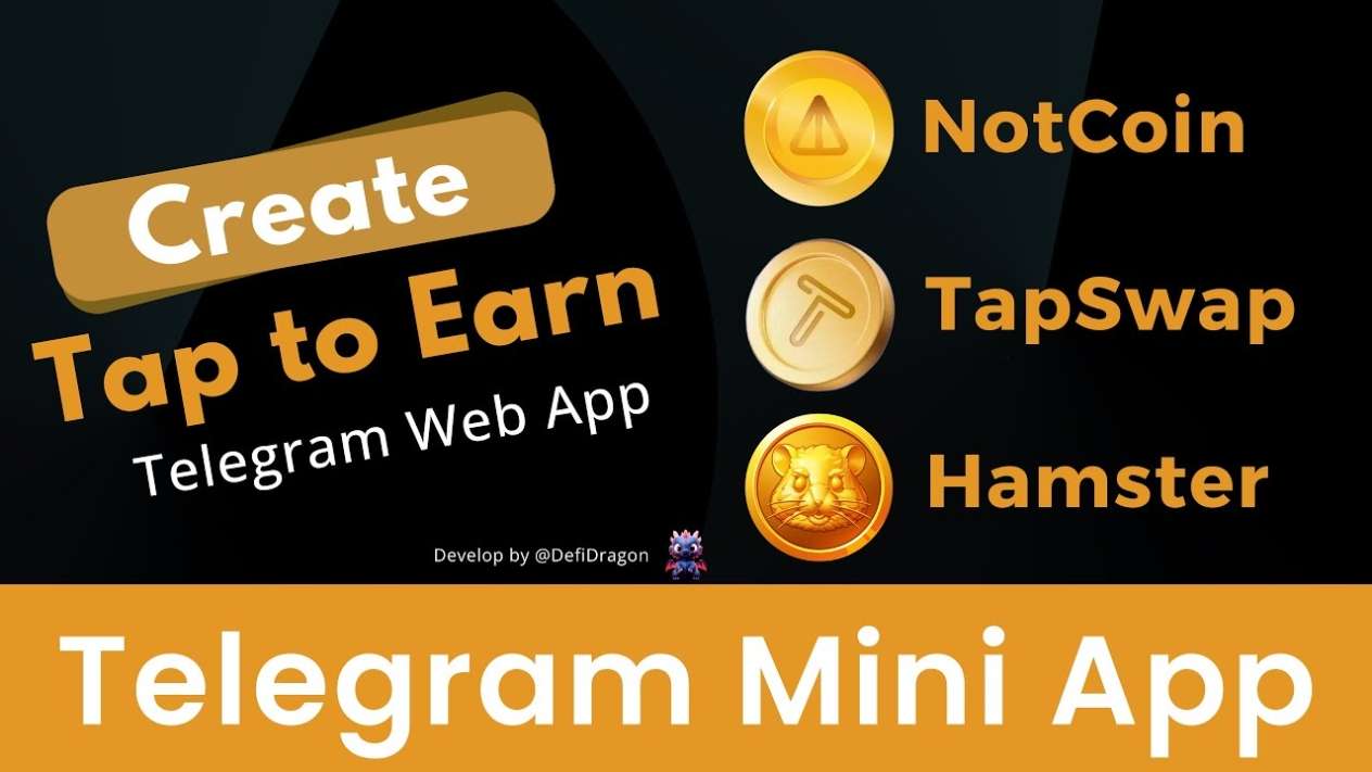 I will create Telegram Mini App and Bot like Hamster kombat, and TapSwap