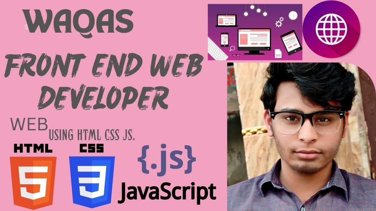 I will create  front end website using html css boottrap and javascript