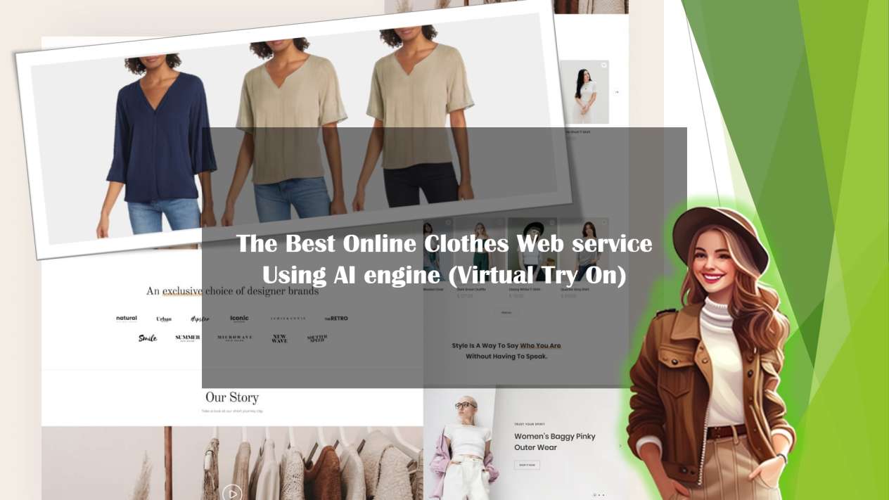 I'll provide the best online clothes web service using AI engine