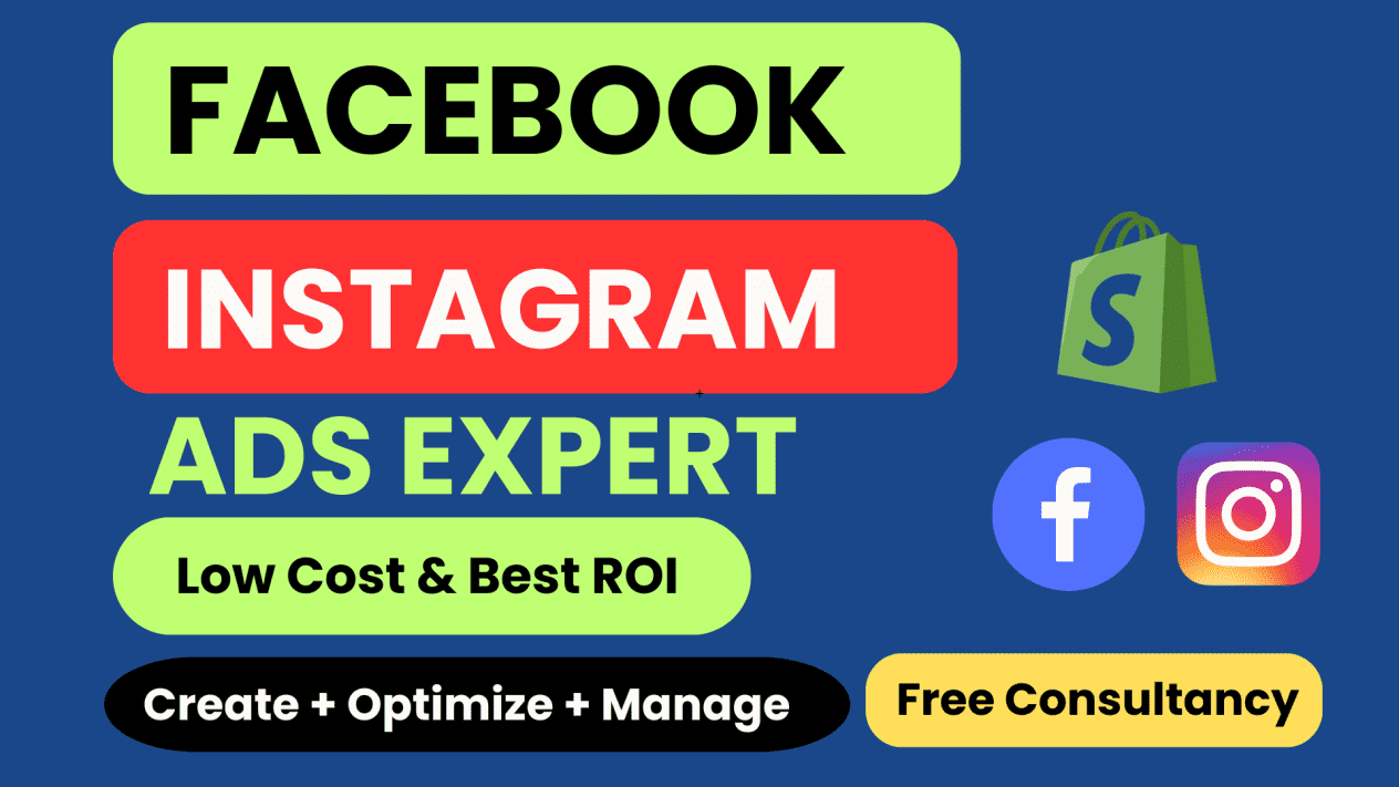 I will setup and manage shopify facebook ads campaign, instagram ads for viral sales