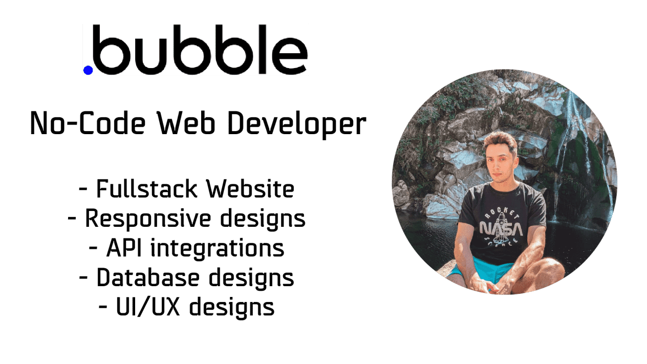 I will develop your website app with bubble io