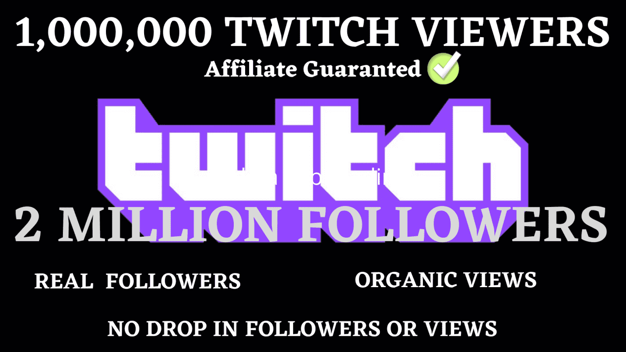 twitch promotion twitch channel twitch affiliate