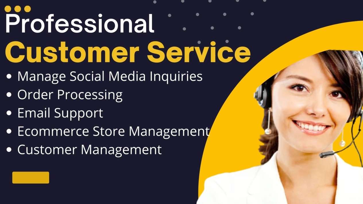 I will provide customer support as a virtual assistant for your ecommerce online business