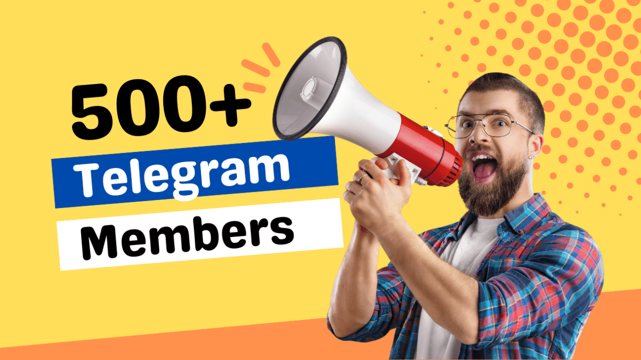 I will add 500+ members to your Telegram group and channel