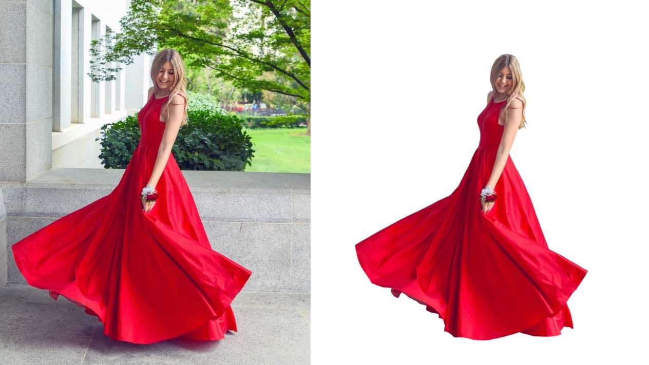 Background removal from your photos with photoshop
