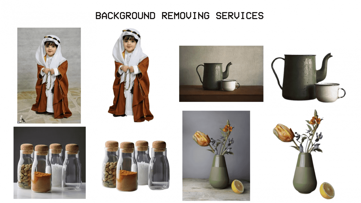 Photo editing and background removal.