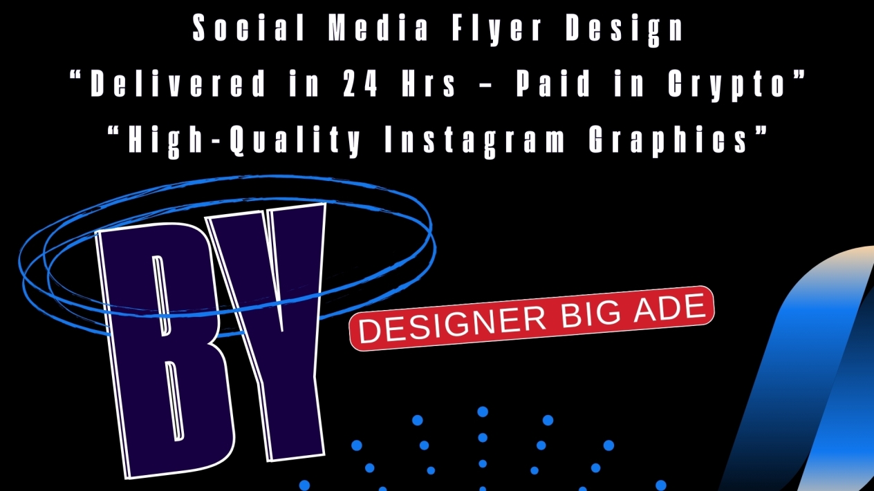 Eye-Catching Social-Media Graphic in 24 Hours (Paid in Crypto)