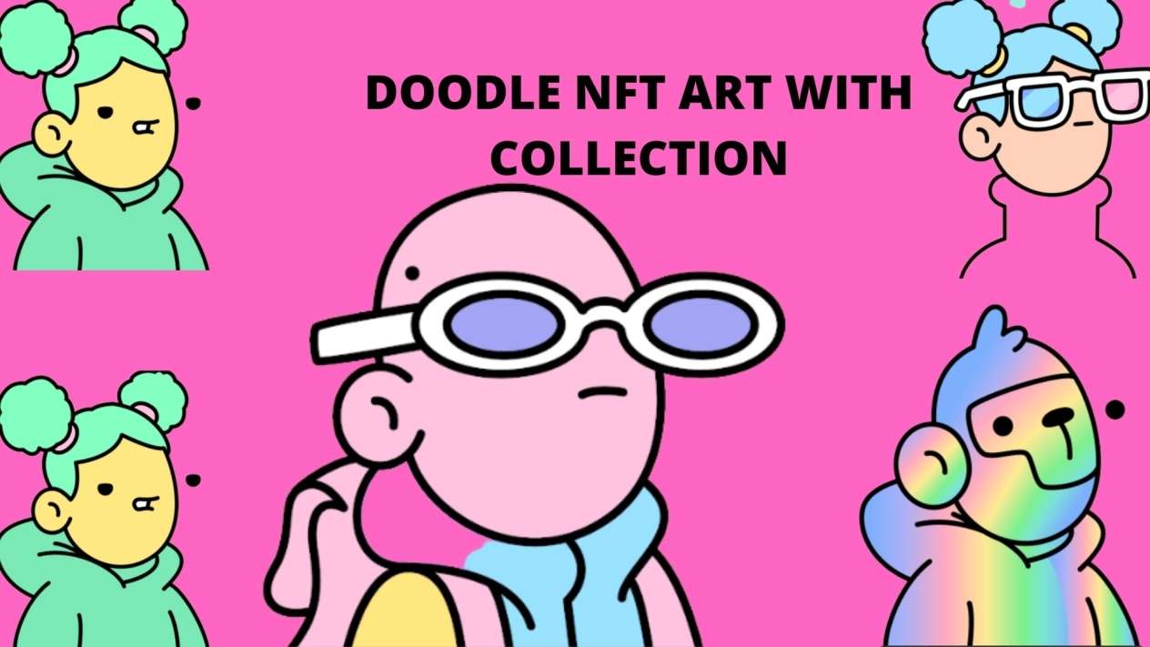 I will make doodle nft art with collection