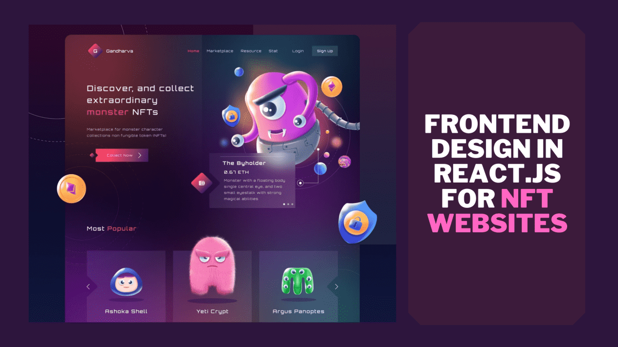 I WILL DESIGN NFT LANDING PAGE, MINTING AND  MARKETPLACE