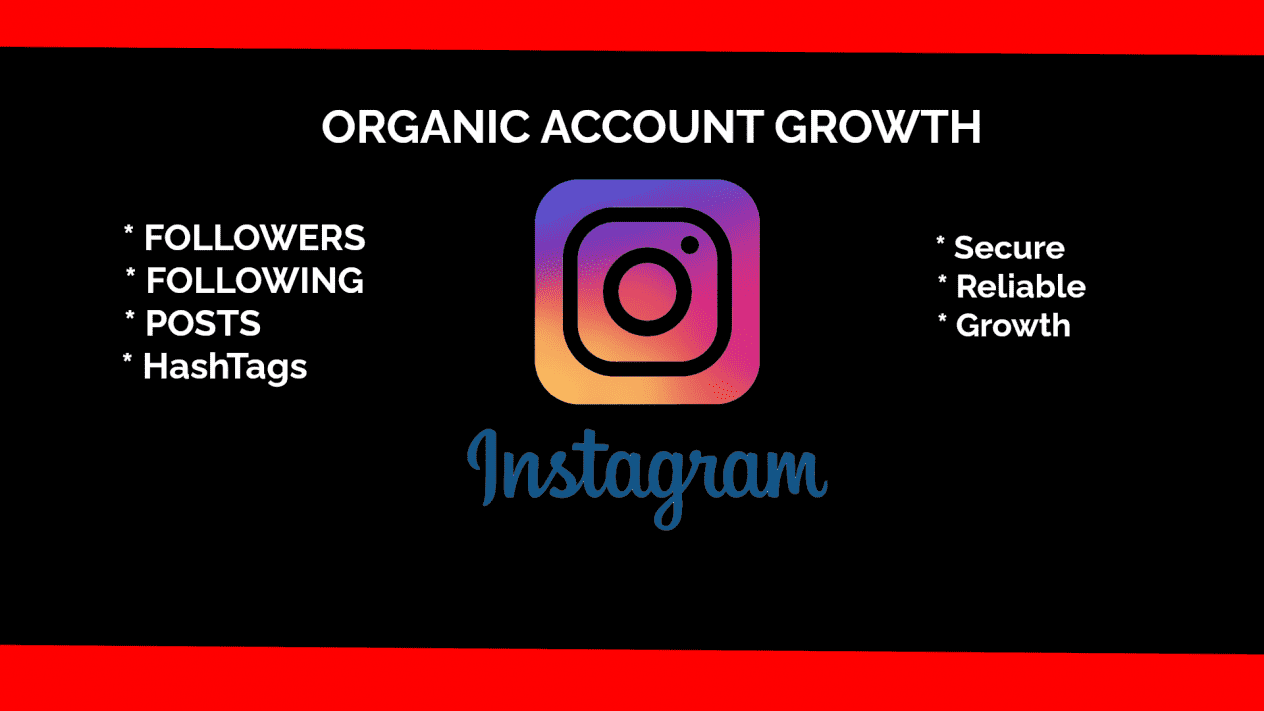 I will grow your instagram account organically.