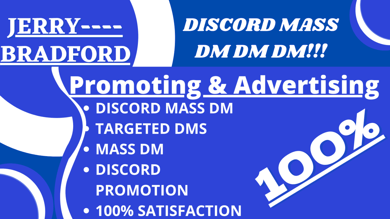 I will do nft discord mass dm 10k mass dm bots