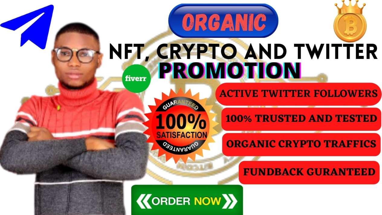 do nft promotion,  twitter promotion Crypto marketing