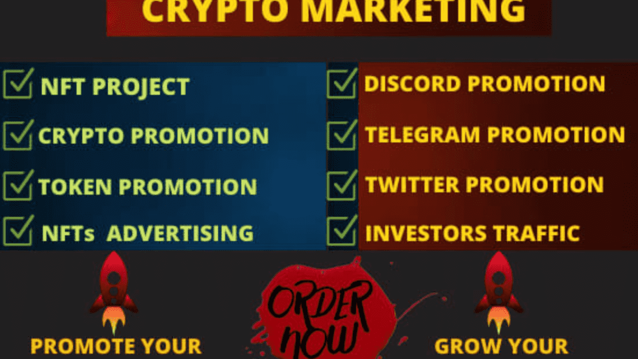 I will advertise nft, crypto, token, discord, affiliate link website promotion