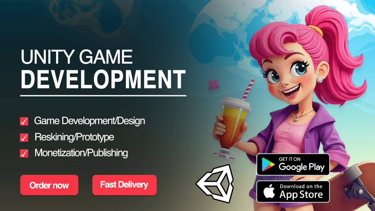 I will do unity game development for mobile & PC