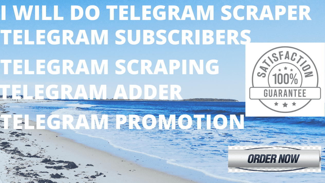 i will do telegram scraper, telegram scraping, telegram subscribers, telegram promotion, telegram adder