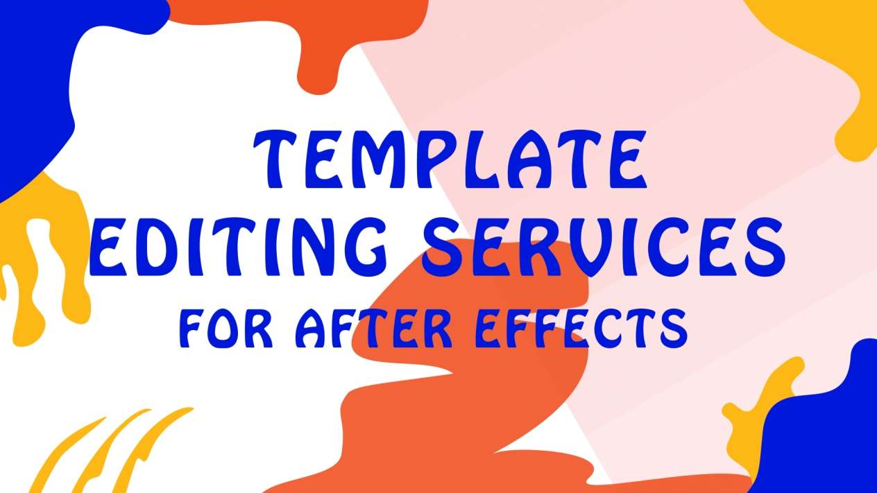 I will customize your after effects template for stunning results