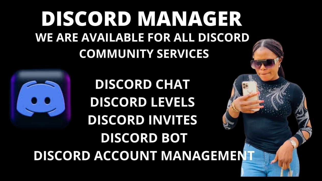 I will manage your discord and other social media handle