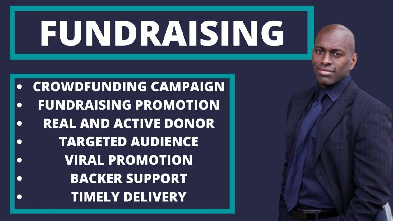 i will create crowdfunding campaign, fundraising promotion