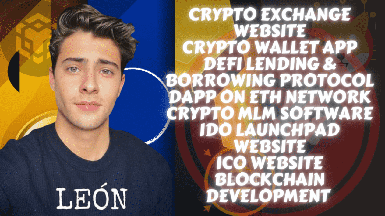 I will develop crypto exchange website, wallet app, defi staking, lending and borrowing protocol, crypto mlm software,