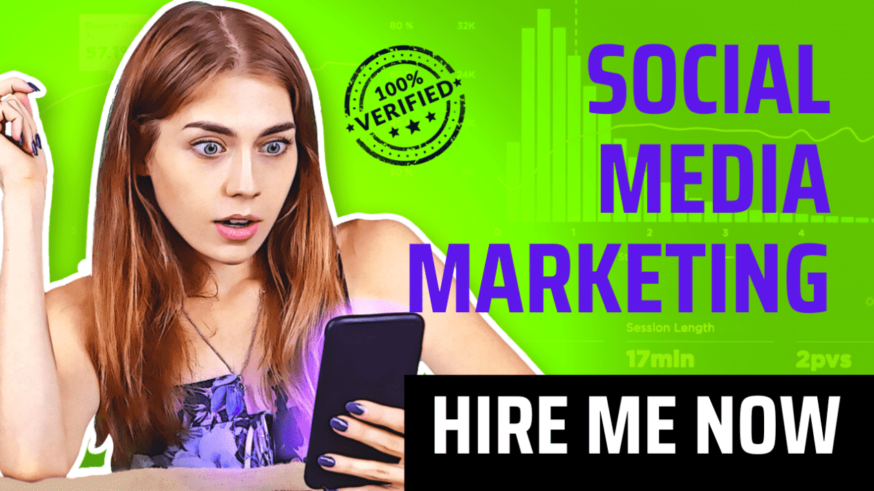 I will be your social media marketing manager