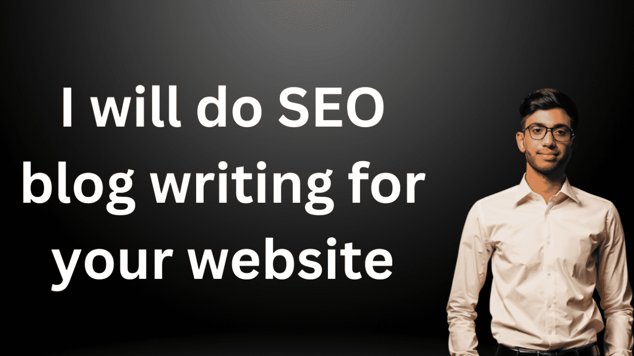 I will do SEO blog writing for your website