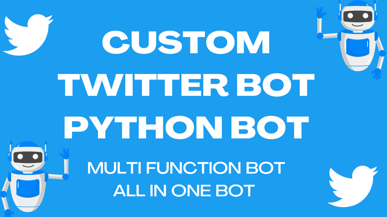 I will create custom twitter bot for you using python, game bot, twitter automation bot