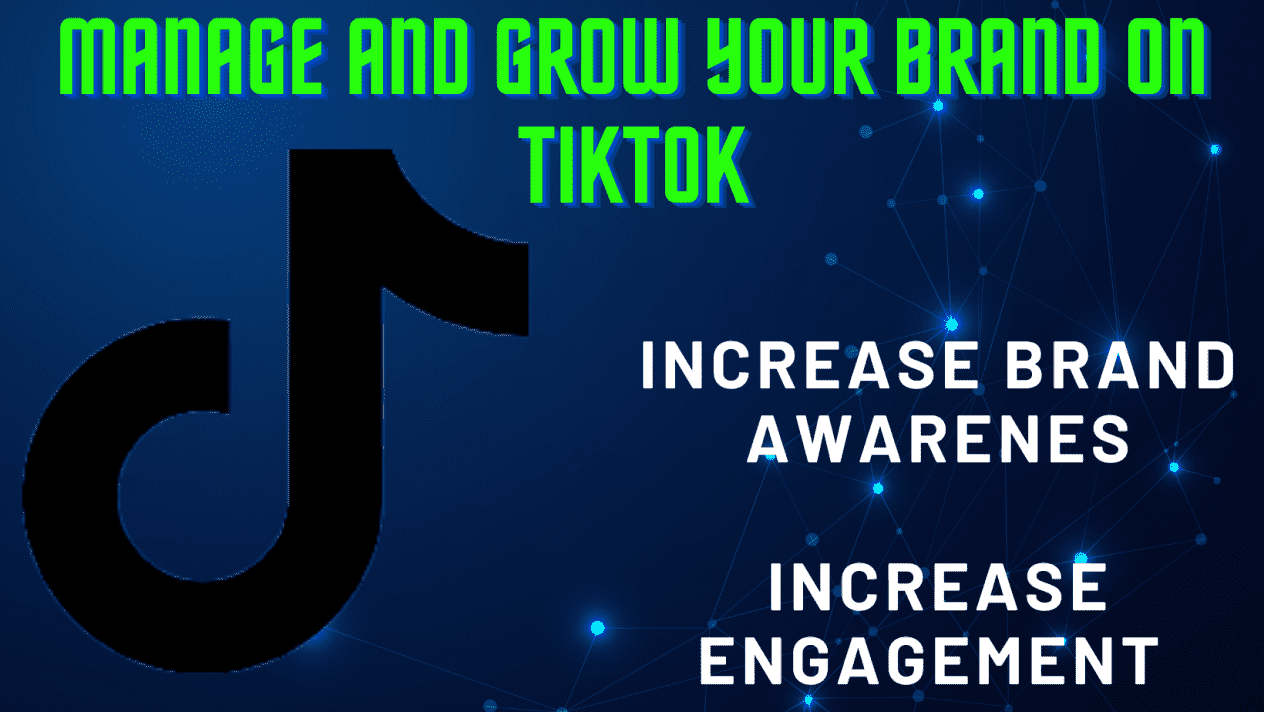 Manage and grow your BRAND on TIKTOK