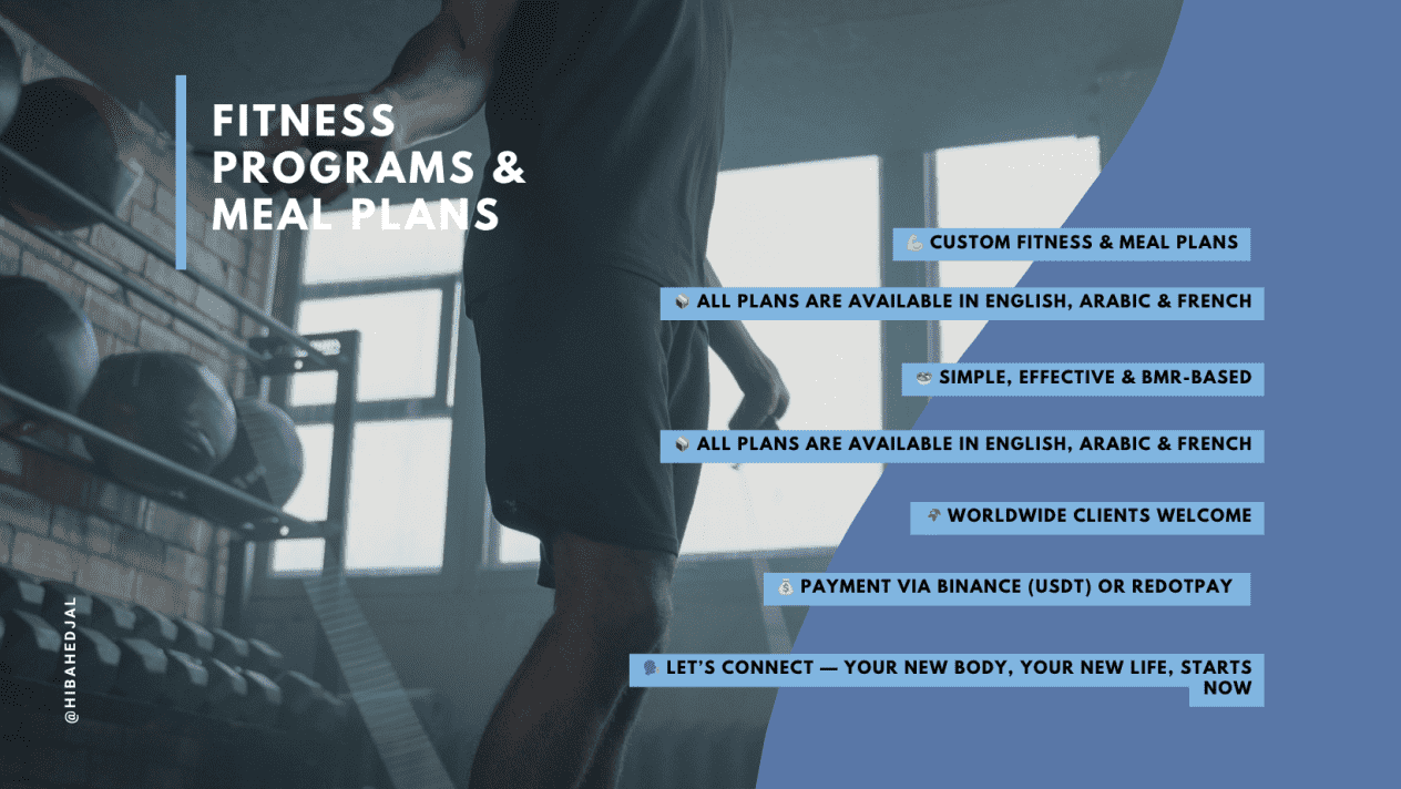 Fitness and nutrition coach