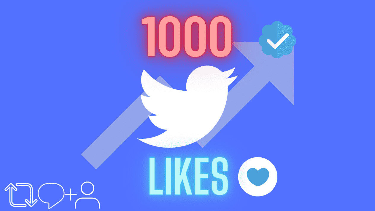 GET Real 1000 twitter likes permanent guaranteed