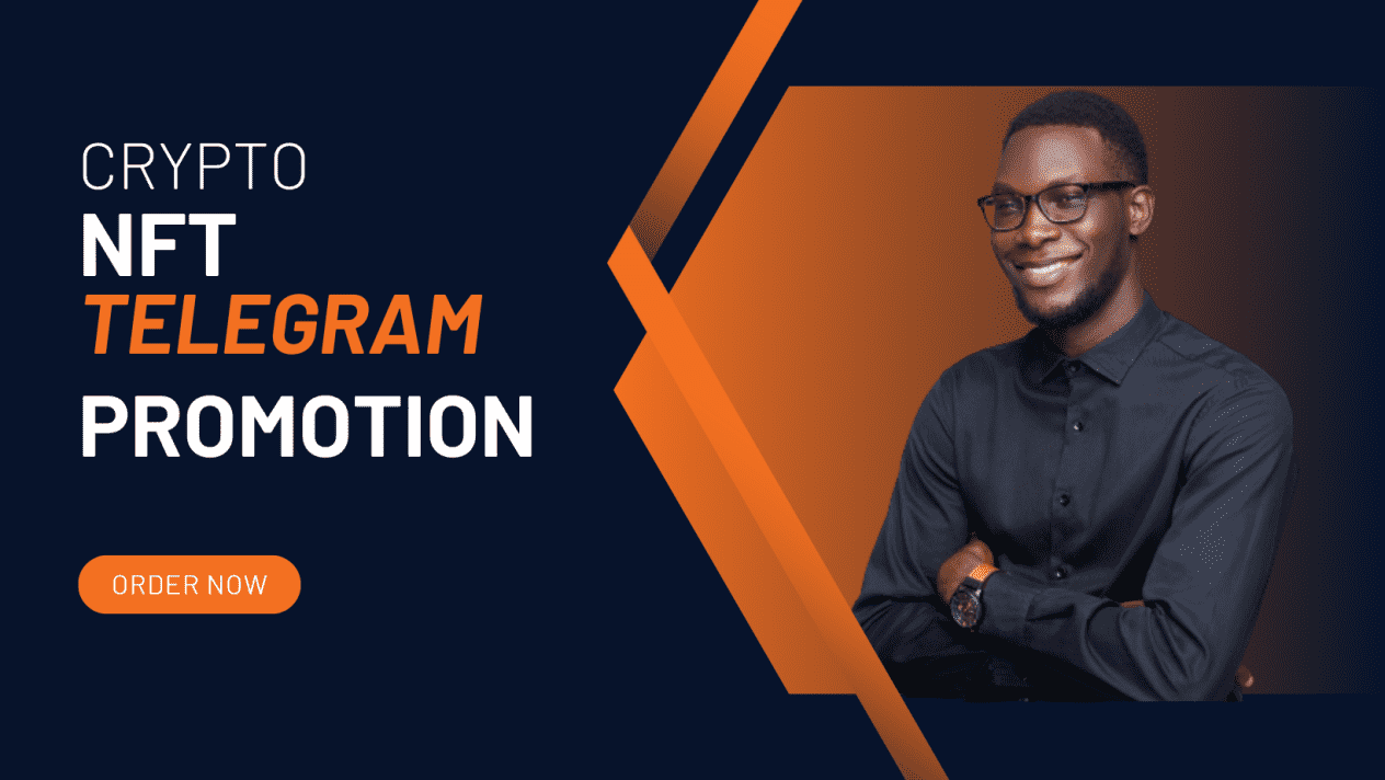 I will do cryto promotion, Nft promotion, telegram promotion