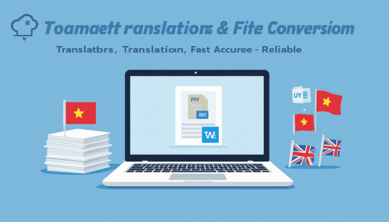 I will professionally translate documents and convert files quickly
