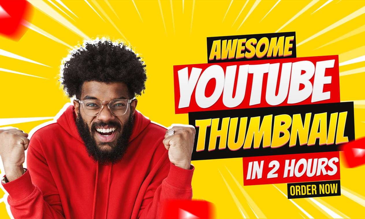 You will get awesome, eye-catching YouTube thumbnail