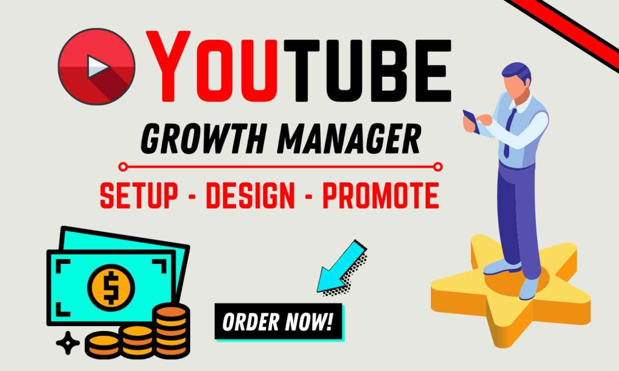 I will do organic YouTube promotion, YouTube subscriber, YouTube views, YouTube watchours, channel marketing