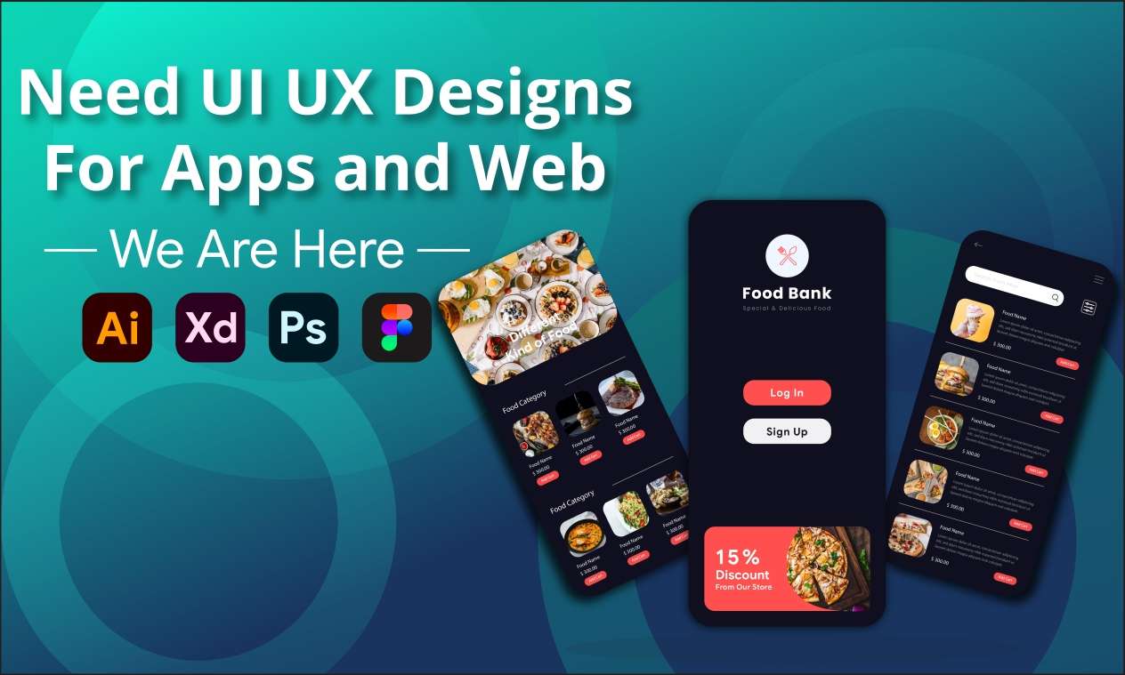 I will design professional UI UX for app and web