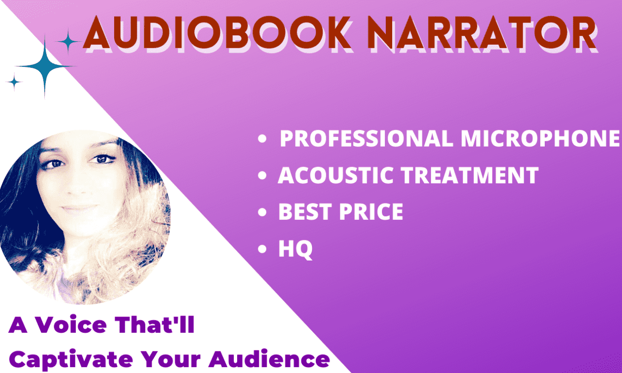 I will narrate your audiobook in HQ