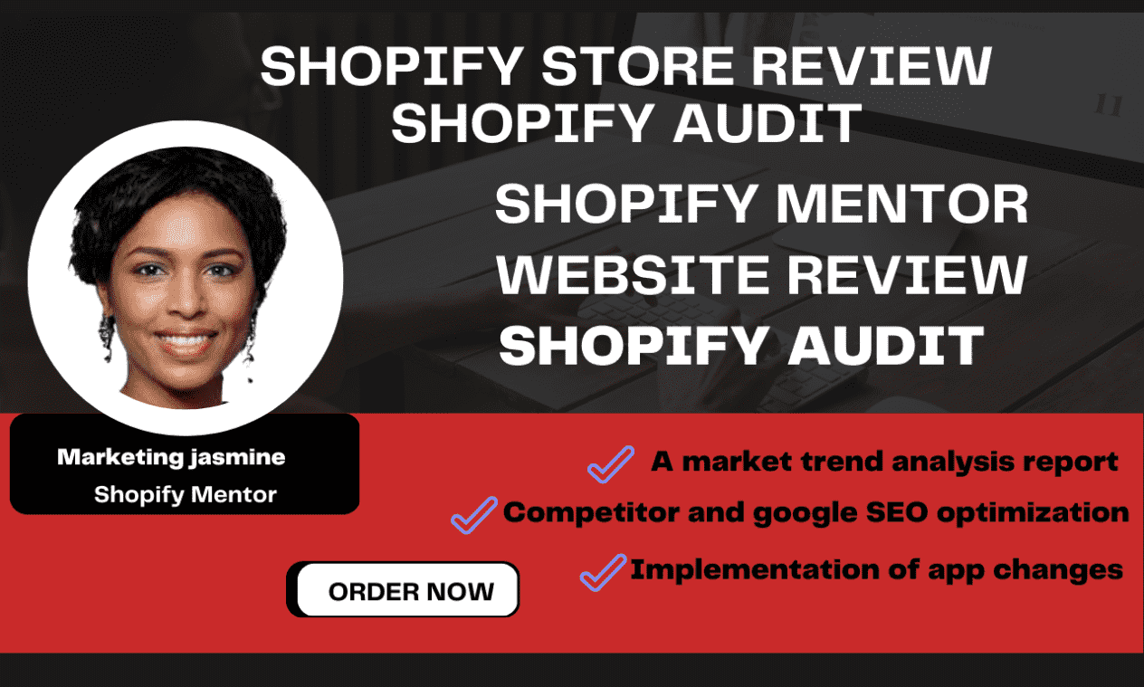 I will do shopify website review audit optimization to boost traffic