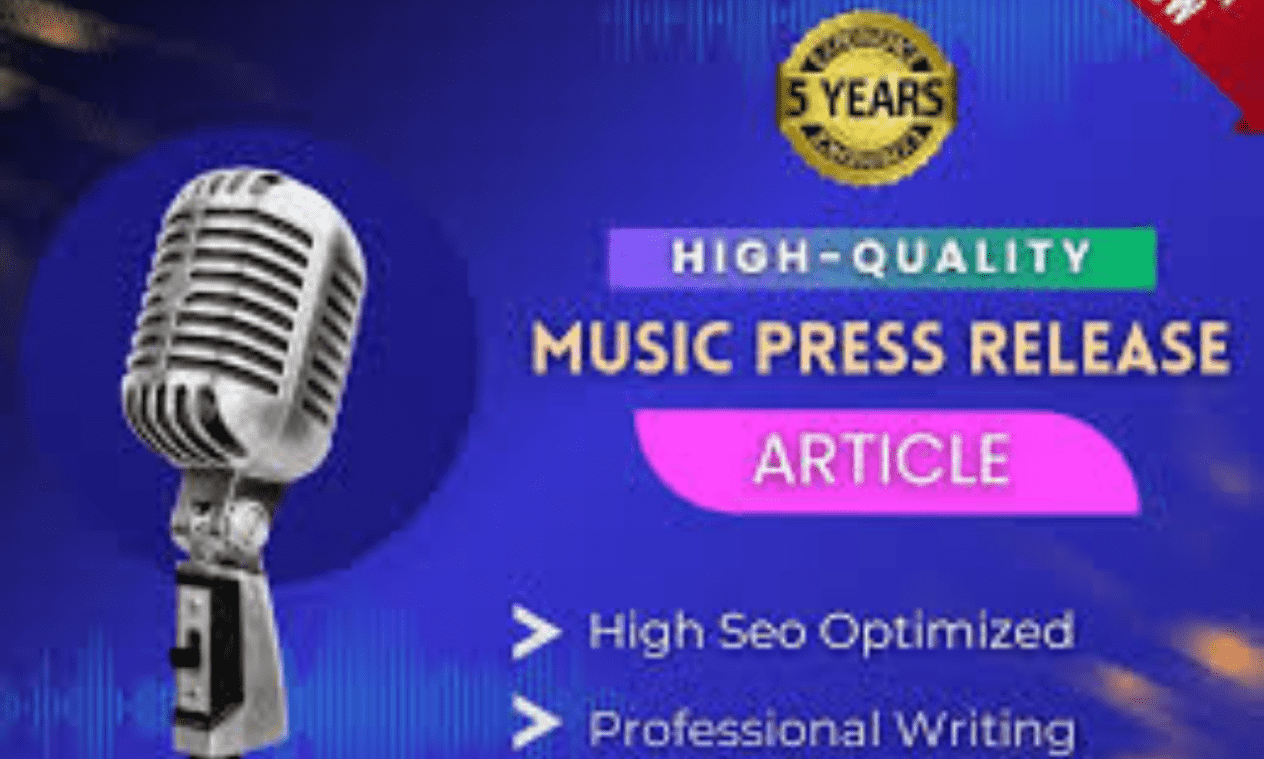 I will write a newsworthy press release for music event, product or brand announcement
