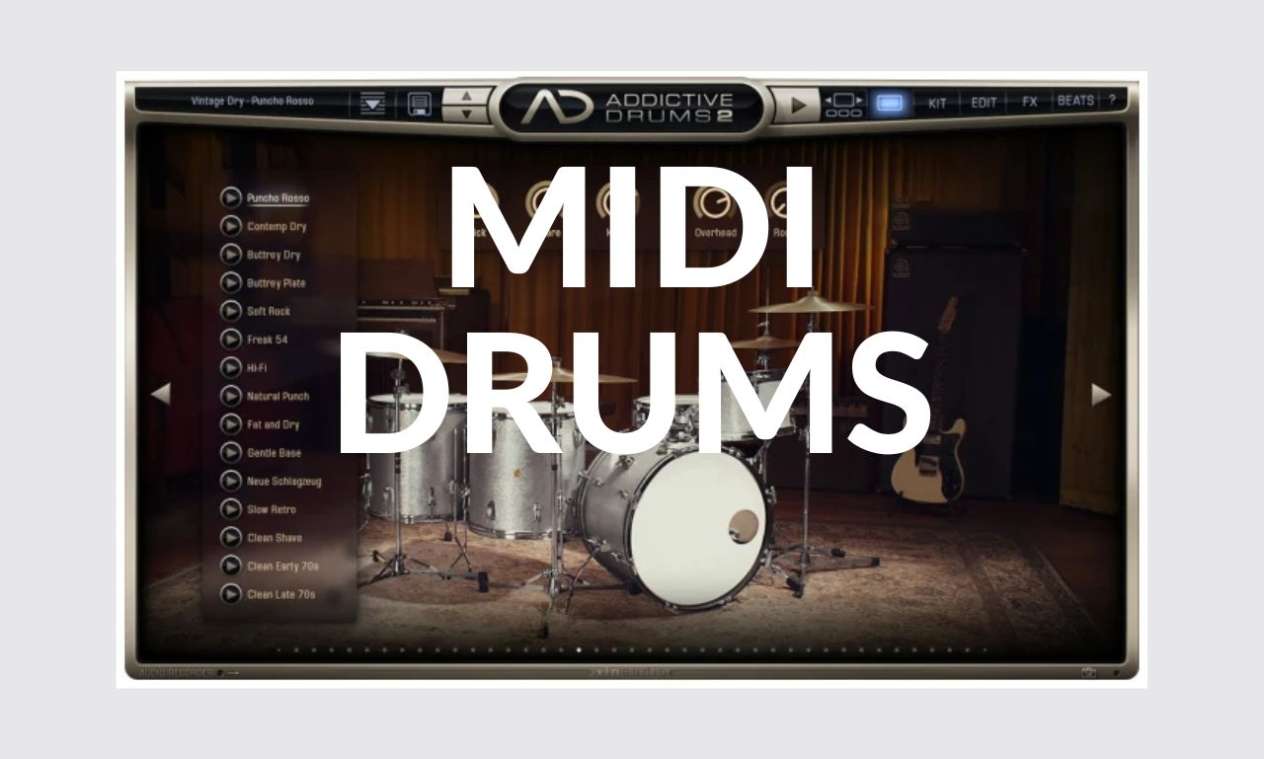 I will program and compose realistic drums for you