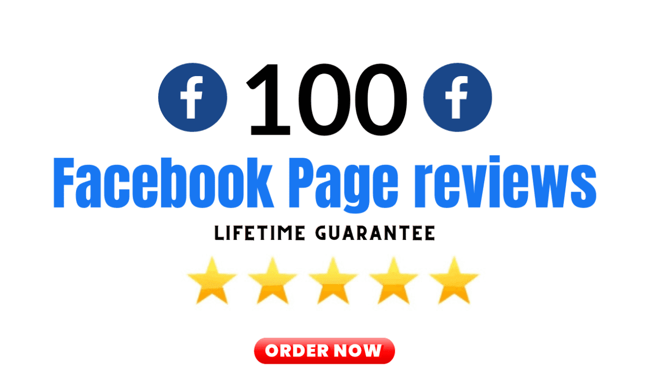 100 Facebook 5-star page review ⭐⭐⭐⭐⭐
