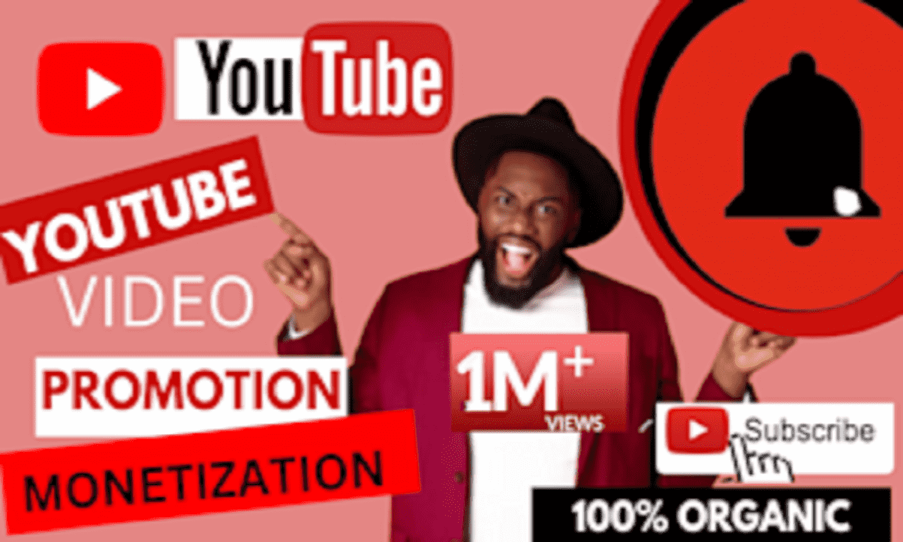 do organic youtube channel promotion and monetization